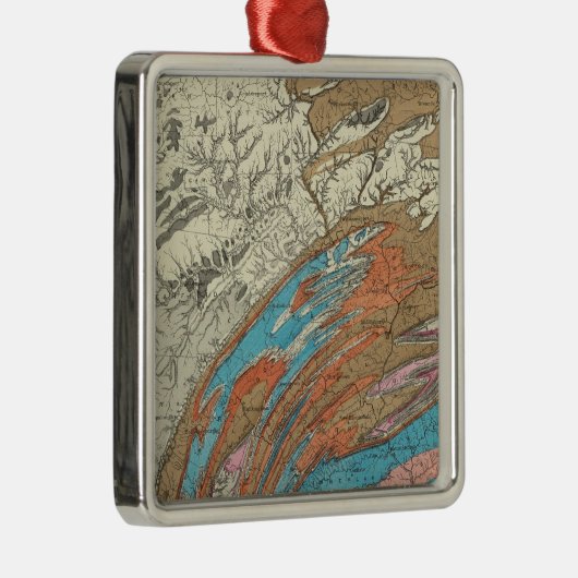 Penn-geologische formaties metalen ornament (Rechts)