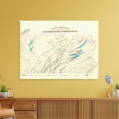 Penn-ijzer, steenkool, aardolie, zink canvas afdruk (Insitu (Woonkamer))