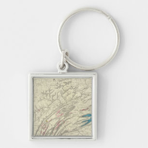 Penn-ijzer, steenkool, aardolie, zink sleutelhanger