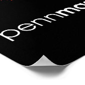 Penn Masala Skyline Poster (Hoek)