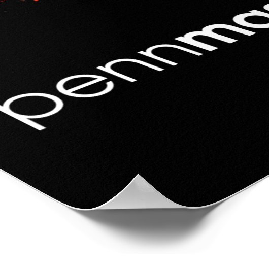 Penn Masala Skyline Poster (Hoek)