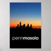 Penn Masala Skyline Poster (Voorkant)