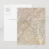 Penn, NJ, Md, Dela, DC, Virginia Briefkaart (Voorkant / Achterkant)