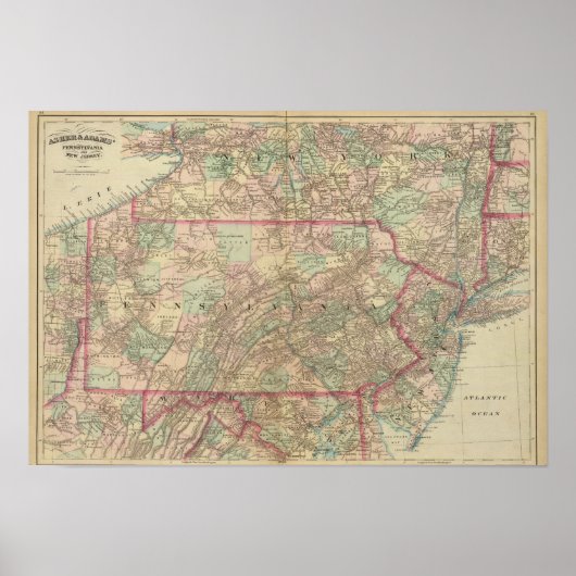 Penn, NJ Poster (Voorkant)