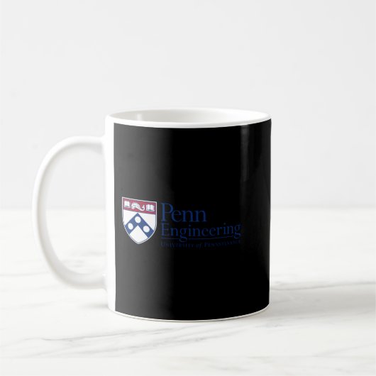 Penn Quakers Mannen Apparel School of Engineering Koffiemok (Links)