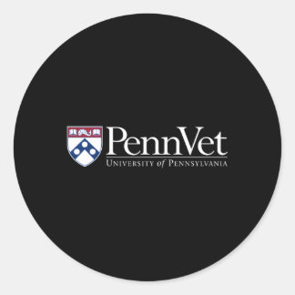 Penn Quakers's Veterinaire School Ronde Sticker