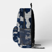 Penn State Navy & White  Camo Printed  Bedrukte Rugzak (Rechts)