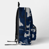 Penn State Navy & White  Camo Printed  Bedrukte Rugzak (Links)