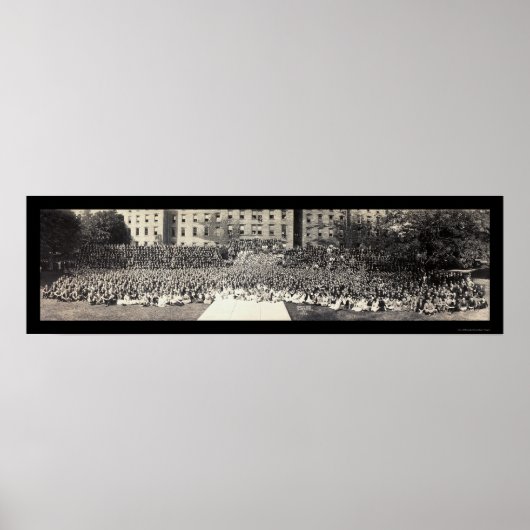 Penn State Students Photo 1922 Poster (Voorkant)
