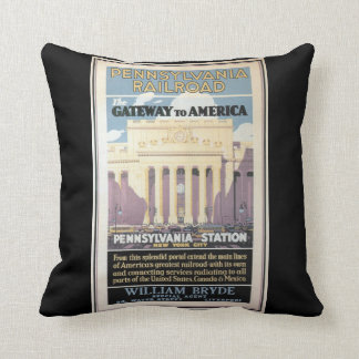 Penn Station, Gateway to America 1929 Kussen