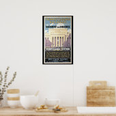 Penn Station, Gateway to America 1929 Poster Print (Keuken)