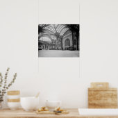 Penn Station Main Concourse, 1915. Oude foto Poster (Keuken)