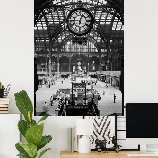 Penn Station New York City  Circa 1900 Poster (Thuiskantoor)