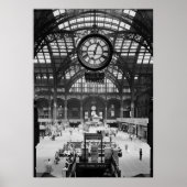 Penn Station New York City  Circa 1900 Poster (Voorkant)