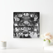 Penn Station New York City Railroad Vierkante Klok (Huis)