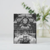 Penn Station New York Magic Lantern Slide Briefkaart (Staand voorkant)