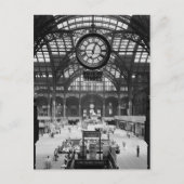 Penn Station New York Magic Lantern Slide Briefkaart (Voorkant)