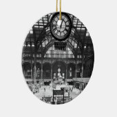 Penn Station New York Magic Lantern Slide Keramisch Ornament (Rechts)