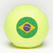 Penn tennis ball met vlag van Brazilië Tennisballen (Voorkant)