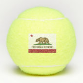 Penn tennis ball met vlag van Californië, VS Tennisballen (Voorkant)