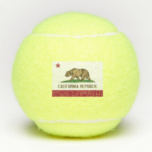 Penn tennis ball met vlag van Californië, VS Tennisballen