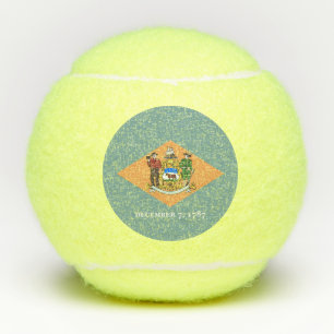 Penn tennis ball met vlag van Delaware, VS Tennisballen