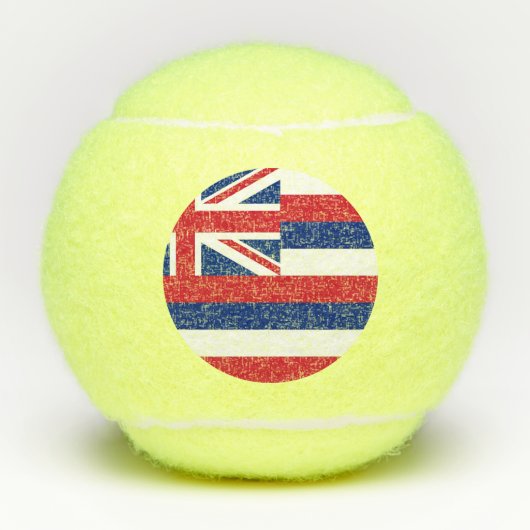 Penn tennis ball met vlag van Hawaii, VS Tennisballen (Voorkant)