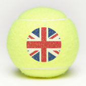 Penn tennis ball met vlag van het Verenigd Koninkr Tennisballen (Voorkant)