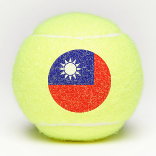 Penn tennis ball met vlag van Taiwan Tennisballen