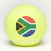 Penn tennis ball met vlag van Zuid-Afrika Tennisballen (Voorkant)