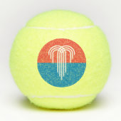 Penn tennis ball with flag of Kansas City Tennisballen (Voorkant)