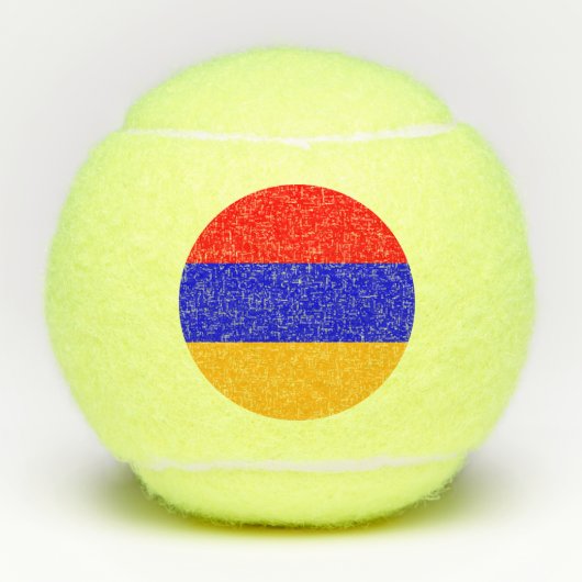 Penn tennisbal met vlag van Armenië Tennisballen (Voorkant)