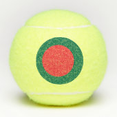 Penn tennisbal met vlag van Bangladesh Tennisballen (Voorkant)