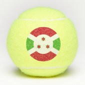 Penn tennisbal met vlag van Burundi Tennisballen (Voorkant)