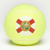 Penn tennisbal met vlag van Florida, Verenigde Sta Tennisballen (Voorkant)