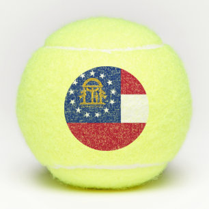 Penn tennisbal met vlag van Georgia, VS Tennisballen