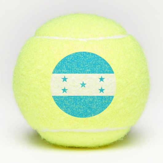 Penn tennisbal met vlag van Honduras Tennisballen (Voorkant)