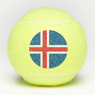Penn tennisbal met vlag van IJsland Tennisballen