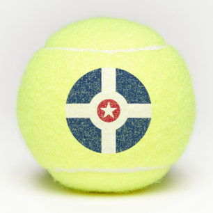 Penn tennisbal met vlag van Indianapolis, Verenigd Tennisballen