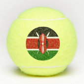 Penn tennisbal met vlag van Kenia Tennisballen (Voorkant)