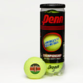 Penn tennisbal met vlag van Kenia Tennisballen (Doos)