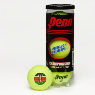 Penn tennisbal met vlag van Kenia Tennisballen