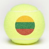 Penn tennisbal met vlag van Litouwen Tennisballen (Voorkant)