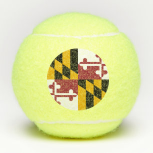 Penn tennisbal met vlag van Maryland, Verenigde St Tennisballen
