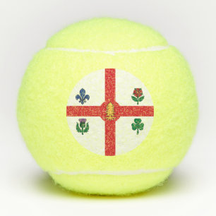 Penn tennisbal met vlag van Montreal, Canada Tennisballen
