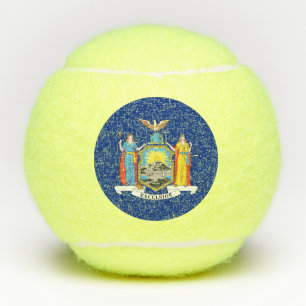 Penn tennisbal met vlag van New York, Verenigde St Tennisballen