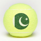 Penn tennisbal met vlag van Pakistan Tennisballen (Voorkant)