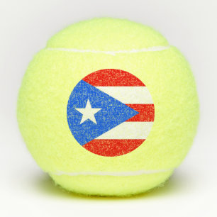Penn tennisbal met vlag van Puerto Rico, Verenigde Tennisballen