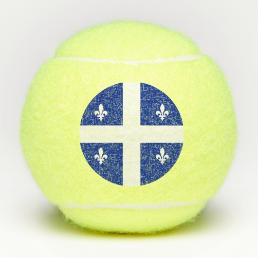 Penn tennisbal met vlag van Quebec, Canada Tennisballen (Voorkant)