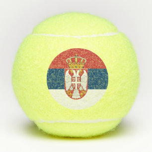 Penn tennisbal met vlag van Servië Tennisballen